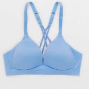 Aerie baby blue bra.  34C wireless.  NWT